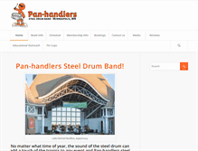 Tablet Screenshot of pan-handlers.org
